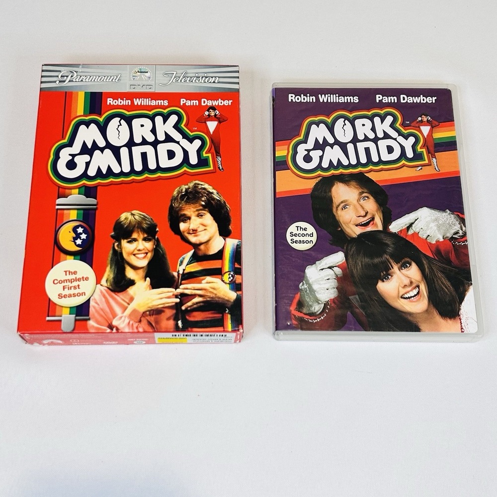 Mork & Mindy DVD Collection Seasons 1 & 2 Robin Williams Pam Dawber TV Series